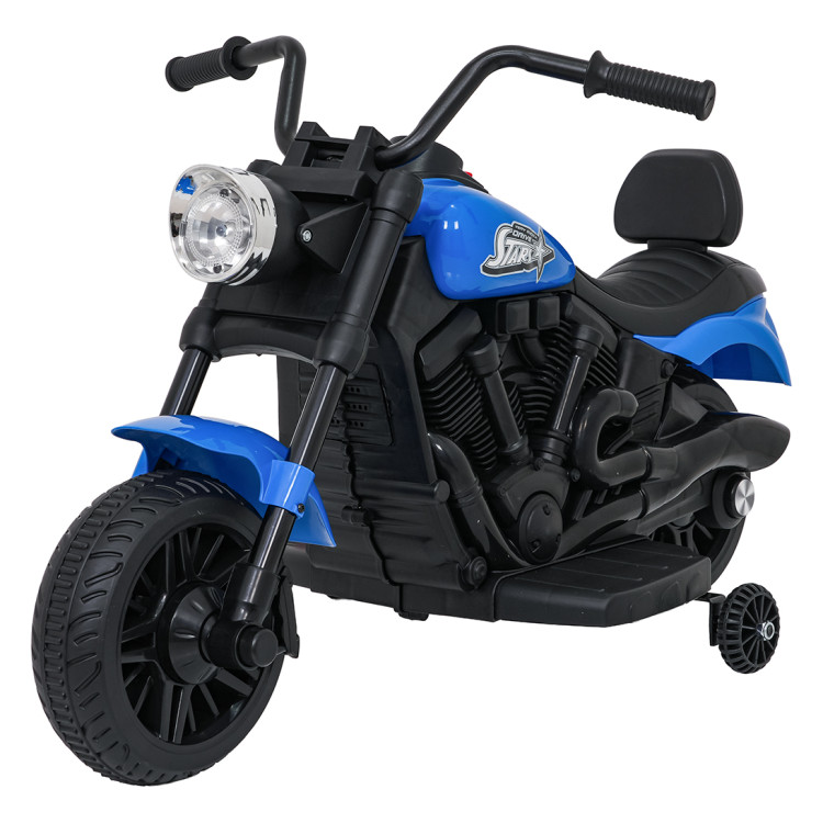 Elektrická motorka STAR - modrá